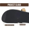 image:imageProject Cloud 100 Genuine Leather Sandals Women amp Slides for Women Mayvy  Plush Soft Insole Water Resistant Beach Footwear  Stylish Womens Slides Comfortable Women Sandals  NonSlip OutsoleBeige Leather