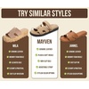 image:imageProject Cloud 100 Genuine Leather Sandals Women amp Slides for Women Mayvy  Plush Soft Insole Water Resistant Beach Footwear  Stylish Womens Slides Comfortable Women Sandals  NonSlip OutsoleOlive
