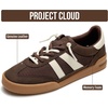 image:imageProject Cloud 100 Genuine Leather Slip On Sneakers for Women Shoes Verdy  Memory Foam Insole Lightweight Shoes for Women  Womens Fashion Sneakers  Comfortable Women Footwear Everyday EssentialsDark Brown