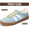 image:imageProject Cloud 100 Genuine Leather Slip On Sneakers for Women Shoes Verdy  Memory Foam Insole Lightweight Shoes for Women  Womens Fashion Sneakers  Comfortable Women Footwear Everyday EssentialsBlue