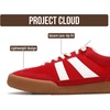 image:imageProject Cloud 100 Genuine Leather Slip On Sneakers for Women Shoes Verdy  Memory Foam Insole Lightweight Shoes for Women  Womens Fashion Sneakers  Comfortable Women Footwear Everyday EssentialsRed