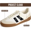 image:imageProject Cloud 100 Genuine Leather Slip On Sneakers for Women Shoes Verdy  Memory Foam Insole Lightweight Shoes for Women  Womens Fashion Sneakers  Comfortable Women Footwear Everyday EssentialsWhite Multi