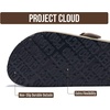 image:imageProject Cloud 100 Genuine Leather Slipons Footbed Clogs for Women Sandals  Memory Foam Arch Support Slippers for Women Trendy Slipons Womens Mules amp Clogs Sandals NonSlip Outsole for comfortBeige Leather