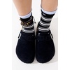 image:imageProject Cloud 100 Genuine Leather Slipons Footbed Clogs for Women Sandals  Memory Foam Arch Support Slippers for Women Trendy Slipons Womens Mules amp Clogs Sandals NonSlip Outsole for comfortNavy Suede