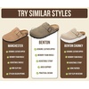 image:imageProject Cloud 100 Genuine Leather Slipons Footbed Clogs for Women Sandals  Memory Foam Arch Support Slippers for Women Trendy Slipons Womens Mules amp Clogs Sandals NonSlip Outsole for comfortChestnut
