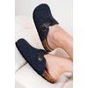 image:imageProject Cloud 100 Genuine Leather Slipons Footbed Clogs for Women Sandals  Memory Foam Arch Support Slippers for Women Trendy Slipons Womens Mules amp Clogs Sandals NonSlip Outsole for comfortNavy Wool