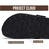 image:imageProject Cloud 100 Genuine Leather Slipons Footbed Clogs for Women Sandals  Memory Foam Arch Support Slippers for Women Trendy Slipons Womens Mules amp Clogs Sandals NonSlip Outsole for comfortBlack