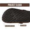 image:imageProject Cloud 100 Genuine Leather Slipons Footbed Clogs for Women Sandals  Memory Foam Arch Support Slippers for Women Trendy Slipons Womens Mules amp Clogs Sandals NonSlip Outsole for comfortCacao Suede