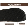 image:imageProject Cloud 100 Genuine Leather Slipons Footbed Clogs for Women Sandals  Memory Foam Arch Support Slippers for Women Trendy Slipons Womens Mules amp Clogs Sandals NonSlip Outsole for comfortGrey Suede