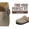 image:imageProject Cloud 100 Genuine Leather Slipons Footbed Clogs for Women Sandals  Memory Foam Arch Support Slippers for Women Trendy Slipons Womens Mules amp Clogs Sandals NonSlip Outsole for comfortBeige Leather