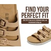 image:imageProject Cloud 100 Genuine Leather Summer Slide Sandals for Women Capri  Summer Memory Foam amp Cork Footbed Beach Vacation Essentials Womens Sandals Comfortable Lightweight Slides for Women FootwearSand Leather