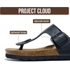 image:imageProject Cloud 100 Genuine Leather Thong Sandals amp Flip Flops for Women  Memory Foam Insole Womens Sandals  NonSlip Lightweight Comfortable Beach Footwear and Casual Everyday Summer Sandals WomenBlack