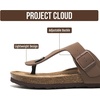 image:imageProject Cloud 100 Genuine Leather Thong Sandals amp Flip Flops for Women  Memory Foam Insole Womens Sandals  NonSlip Lightweight Comfortable Beach Footwear and Casual Everyday Summer Sandals WomenTan
