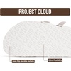 image:imageProject Cloud 100 Genuine Leather Womens Sandals Slides for Women Lian  Sandals Women Memory Foam Insole Cork Footbed Non Slip Sandals for Women Lightweight Beach Vacation Summer Essentials ComfortWhite