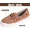 image:imageProject Cloud Canvas Sneakers for Women Memory Foam Slip On Seasalt  Memory Foam Insole SlipOn Design Lightweight NonSlip Sole Canvas Fashion Sneakers for Women Everyday ComfortMocha Mousse