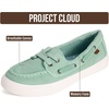 image:imageProject Cloud Canvas Sneakers for Women Memory Foam Slip On Seasalt  Memory Foam Insole SlipOn Design Lightweight NonSlip Sole Canvas Fashion Sneakers for Women Everyday ComfortHemlock Canvas