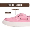 image:imageProject Cloud Canvas Sneakers for Women Memory Foam Slip On Seasalt  Memory Foam Insole SlipOn Design Lightweight NonSlip Sole Canvas Fashion Sneakers for Women Everyday ComfortParfait Pink Canvas