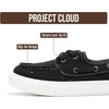 image:imageProject Cloud Canvas Sneakers for Women Memory Foam Slip On Seasalt  Memory Foam Insole SlipOn Design Lightweight NonSlip Sole Canvas Fashion Sneakers for Women Everyday ComfortBlack Canvas