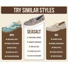 image:imageProject Cloud Canvas Sneakers for Women Memory Foam Slip On Seasalt  Memory Foam Insole SlipOn Design Lightweight NonSlip Sole Canvas Fashion Sneakers for Women Everyday ComfortGrey Canvas
