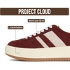 image:imageProject Cloud Fashion Platform Sneakers for Women Footwear 2026 Nita  Memory Foam Insole for Comfortability NonSlip Casual Platform Shoes for Women Sneakers Lightweight Laceup Womens ShoesSangria