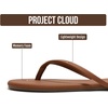 image:imageProject Cloud Flip Flops for Women Memory Foam Flats Sandals Foundations  Lightweight and Durable NonSlip SoleWomens Sandals  Beach Essentials Womens Flat Sandals for Everyday Comfort Daily WearChocolate