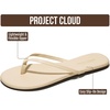 image:imageProject Cloud Flip Flops for Women Memory Foam Flats Sandals Foundations  Lightweight and Durable NonSlip SoleWomens Sandals  Beach Essentials Womens Flat Sandals for Everyday Comfort Daily WearBone