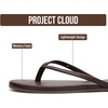 image:imageProject Cloud Flip Flops for Women Memory Foam Flats Sandals Foundations  Lightweight and Durable NonSlip SoleWomens Sandals  Beach Essentials Womens Flat Sandals for Everyday Comfort Daily WearDark Chocolate