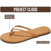 image:imageProject Cloud Flip Flops for Women Memory Foam Flats Sandals Foundations  Lightweight and Durable NonSlip SoleWomens Sandals  Beach Essentials Womens Flat Sandals for Everyday Comfort Daily WearTan
