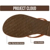 image:imageProject Cloud Flip Flops for Women Memory Foam Flats Sandals Foundations  Lightweight and Durable NonSlip SoleWomens Sandals  Beach Essentials Womens Flat Sandals for Everyday Comfort Daily WearCognac