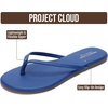 image:imageProject Cloud Flip Flops for Women Memory Foam Flats Sandals Foundations  Lightweight and Durable NonSlip SoleWomens Sandals  Beach Essentials Womens Flat Sandals for Everyday Comfort Daily WearIndigo
