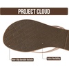 image:imageProject Cloud Flip Flops for Women Memory Foam Flats Sandals Foundations  Lightweight and Durable NonSlip SoleWomens Sandals  Beach Essentials Womens Flat Sandals for Everyday Comfort Daily WearNude Patent