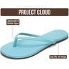 image:imageProject Cloud Flip Flops for Women Memory Foam Flats Sandals Foundations  Lightweight and Durable NonSlip SoleWomens Sandals  Beach Essentials Womens Flat Sandals for Everyday Comfort Daily WearTurquoise