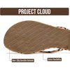 image:imageProject Cloud Flip Flops for Women Memory Foam Flats Sandals Foundations  Lightweight and Durable NonSlip SoleWomens Sandals  Beach Essentials Womens Flat Sandals for Everyday Comfort Daily WearCheetah
