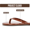 image:imageProject Cloud Flip Flops for Women Memory Foam Flats Sandals Foundations  Lightweight and Durable NonSlip SoleWomens Sandals  Beach Essentials Womens Flat Sandals for Everyday Comfort Daily WearBrown Patent