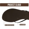 image:imageProject Cloud Flip Flops for Women Memory Foam Flats Sandals Foundations  Lightweight and Durable NonSlip SoleWomens Sandals  Beach Essentials Womens Flat Sandals for Everyday Comfort Daily WearBlack