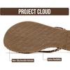image:imageProject Cloud Flip Flops for Women Memory Foam Flats Sandals Foundations  Lightweight and Durable NonSlip SoleWomens Sandals  Beach Essentials Womens Flat Sandals for Everyday Comfort Daily WearLeopard