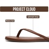 image:imageProject Cloud Flip Flops for Women Memory Foam Flats Sandals Foundations  Lightweight and Durable NonSlip SoleWomens Sandals  Beach Essentials Womens Flat Sandals for Everyday Comfort Daily WearWhiskey