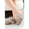image:imageProject Cloud Genuine Leather FurLined NonSlip Clog Slippers for Women  Memory Foam Insole Indoor Outdoor Mule Shoes  Comfortable House Footwear Womens Slippers  FurLined Cold Weather EssentialsScuff Furpink