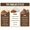 image:imageProject Cloud Genuine Leather FurLined NonSlip Clog Slippers for Women  Memory Foam Insole Indoor Outdoor Mule Shoes  Comfortable House Footwear Womens Slippers  FurLined Cold Weather EssentialsScuff Furchestnut