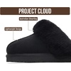 image:imageProject Cloud Genuine Leather FurLined NonSlip Clog Slippers for Women  Memory Foam Insole Indoor Outdoor Mule Shoes  Comfortable House Footwear Womens Slippers  FurLined Cold Weather EssentialsBlack