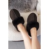 image:imageProject Cloud Genuine Leather FurLined NonSlip Clog Slippers for Women  Memory Foam Insole Indoor Outdoor Mule Shoes  Comfortable House Footwear Womens Slippers  FurLined Cold Weather EssentialsScuffchocolate