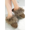 image:imageProject Cloud Genuine Leather FurLined NonSlip Clog Slippers for Women  Memory Foam Insole Indoor Outdoor Mule Shoes  Comfortable House Footwear Womens Slippers  FurLined Cold Weather EssentialsScuff Furtaupe