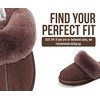 image:imageProject Cloud Genuine Leather FurLined NonSlip Clog Slippers for Women  Memory Foam Insole Indoor Outdoor Mule Shoes  Comfortable House Footwear Womens Slippers  FurLined Cold Weather EssentialsChocolate Brown