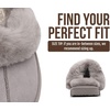 image:imageProject Cloud Genuine Leather FurLined NonSlip Clog Slippers for Women  Memory Foam Insole Indoor Outdoor Mule Shoes  Comfortable House Footwear Womens Slippers  FurLined Cold Weather EssentialsGrey