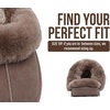 image:imageProject Cloud Genuine Leather FurLined NonSlip Clog Slippers for Women  Memory Foam Insole Indoor Outdoor Mule Shoes  Comfortable House Footwear Womens Slippers  FurLined Cold Weather EssentialsTaupe