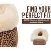 image:imageProject Cloud Genuine Leather FurLined NonSlip Clog Slippers for Women  Memory Foam Insole Indoor Outdoor Mule Shoes  Comfortable House Footwear Womens Slippers  FurLined Cold Weather EssentialsDark Brown Leopard Suede
