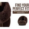 image:imageProject Cloud Genuine Leather FurLined NonSlip Clog Slippers for Women  Memory Foam Insole Indoor Outdoor Mule Shoes  Comfortable House Footwear Womens Slippers  FurLined Cold Weather EssentialsBitter Chocolate Suede