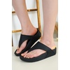 image:imageProject Cloud Genuine Leather Thong Flip Flops for Women with Arch Support  Genuine Leather Thong Flip Flops with Plush Soft Insole Arch Support amp Non Slip Outsole Comfortable Beach amp Summer SlidesBlack