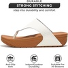 image:imageProject Cloud Genuine Leather Thong Flip Flops for Women with Arch Support  Genuine Leather Thong Flip Flops with Plush Soft Insole Arch Support amp Non Slip Outsole Comfortable Beach amp Summer SlidesWhite