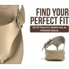 image:imageProject Cloud Genuine Leather Thong Flip Flops for Women with Arch Support  Genuine Leather Thong Flip Flops with Plush Soft Insole Arch Support amp Non Slip Outsole Comfortable Beach amp Summer SlidesLight Gold Leather  Buckle